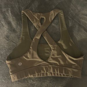 Lululemon Sports Bra Sz 4 Color: Army Green
